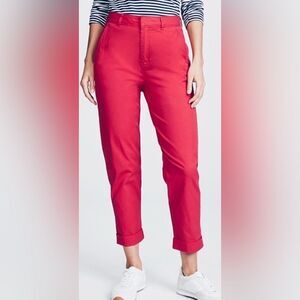 The Script Red Matilde Pants Size 0 NWT